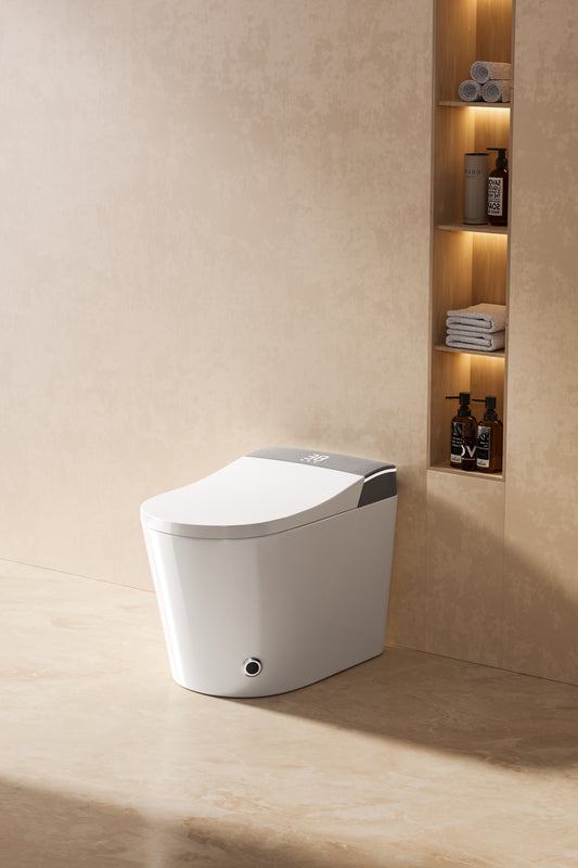 LuxFresh® Curvilinear Deluxe Japanese Style Smart Toilet