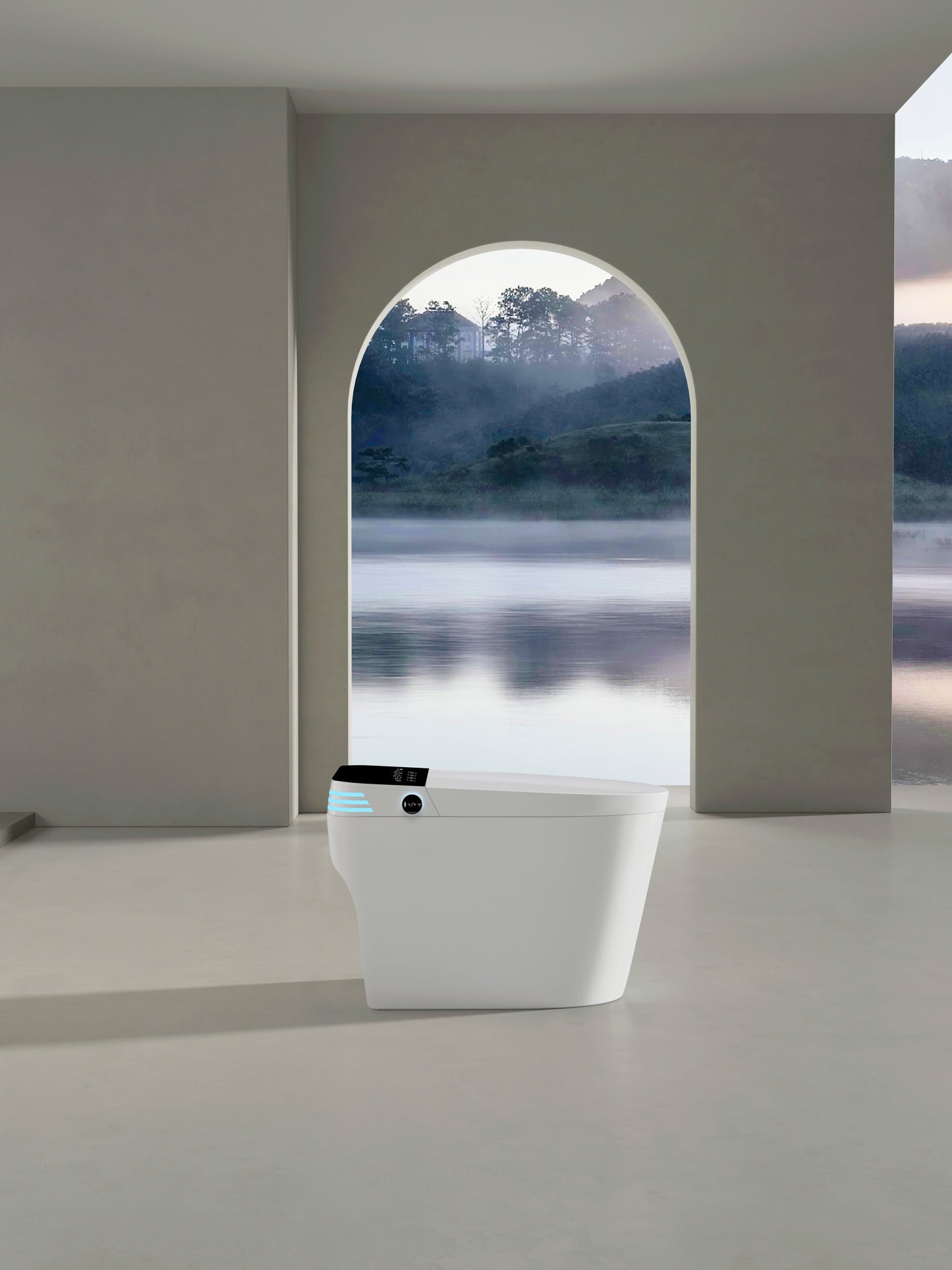 Floor-Standing Smart Toilet (F9001B-E) Elementary