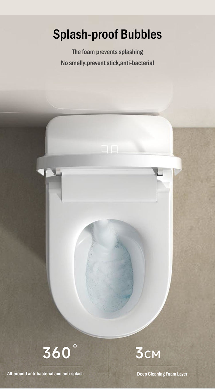 Floor-Standing Smart Bidet Shower Toilet Curvilinear (F8023W-S) Standard