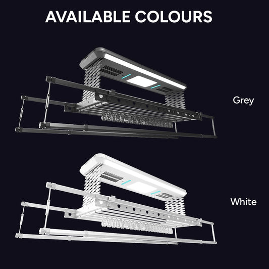DriMe® Classic – Heated Smart Ceiling Clothes Airer | UV Sanitising | Energy Efficient