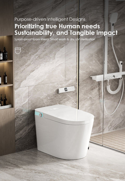 Luxfresh U-Shape Deluxe Japanese Style Smart Toilet