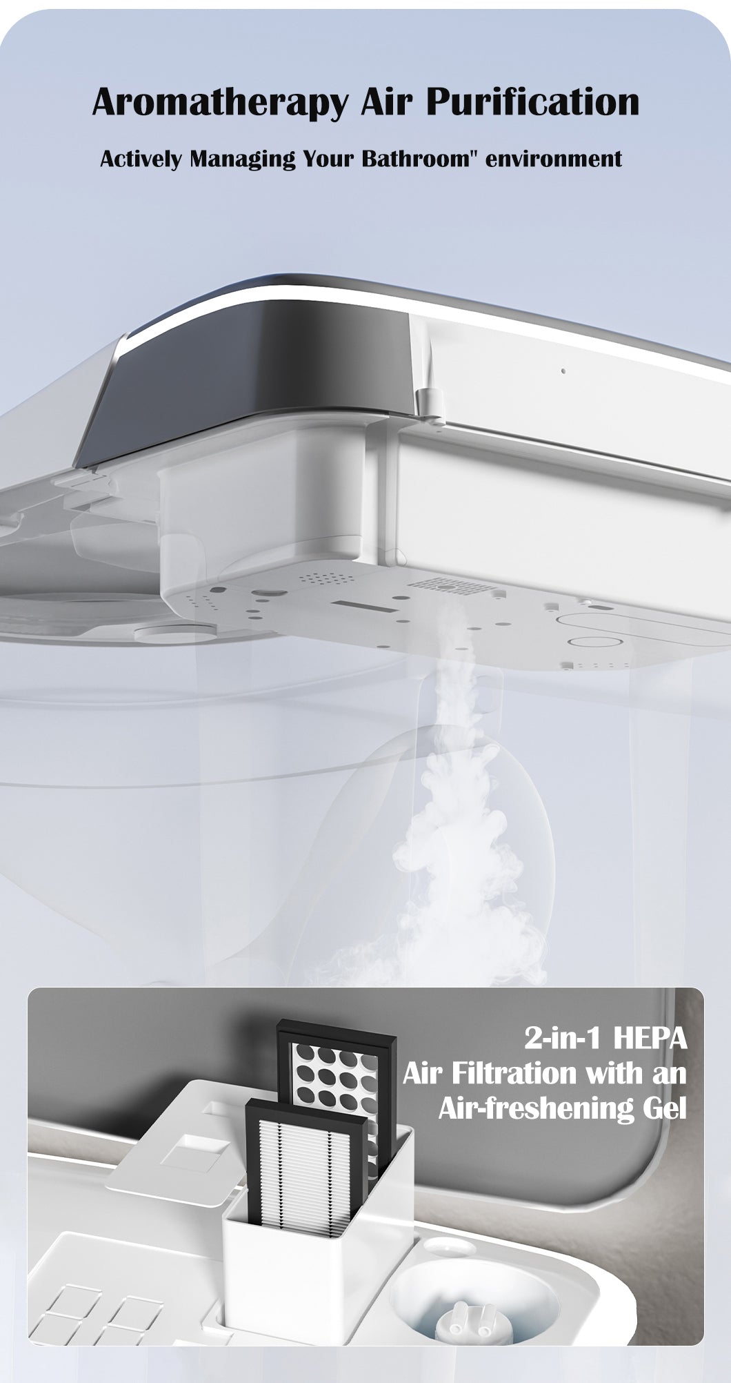 LuxFresh® Curvilinear Super-Deluxe Japanese Style Smart Toilet