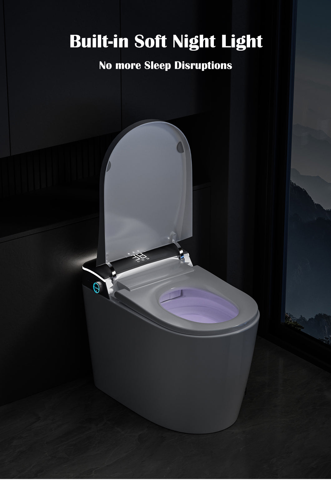 LuxFresh® Curvilinear Super-Deluxe Japanese Style Smart Toilet