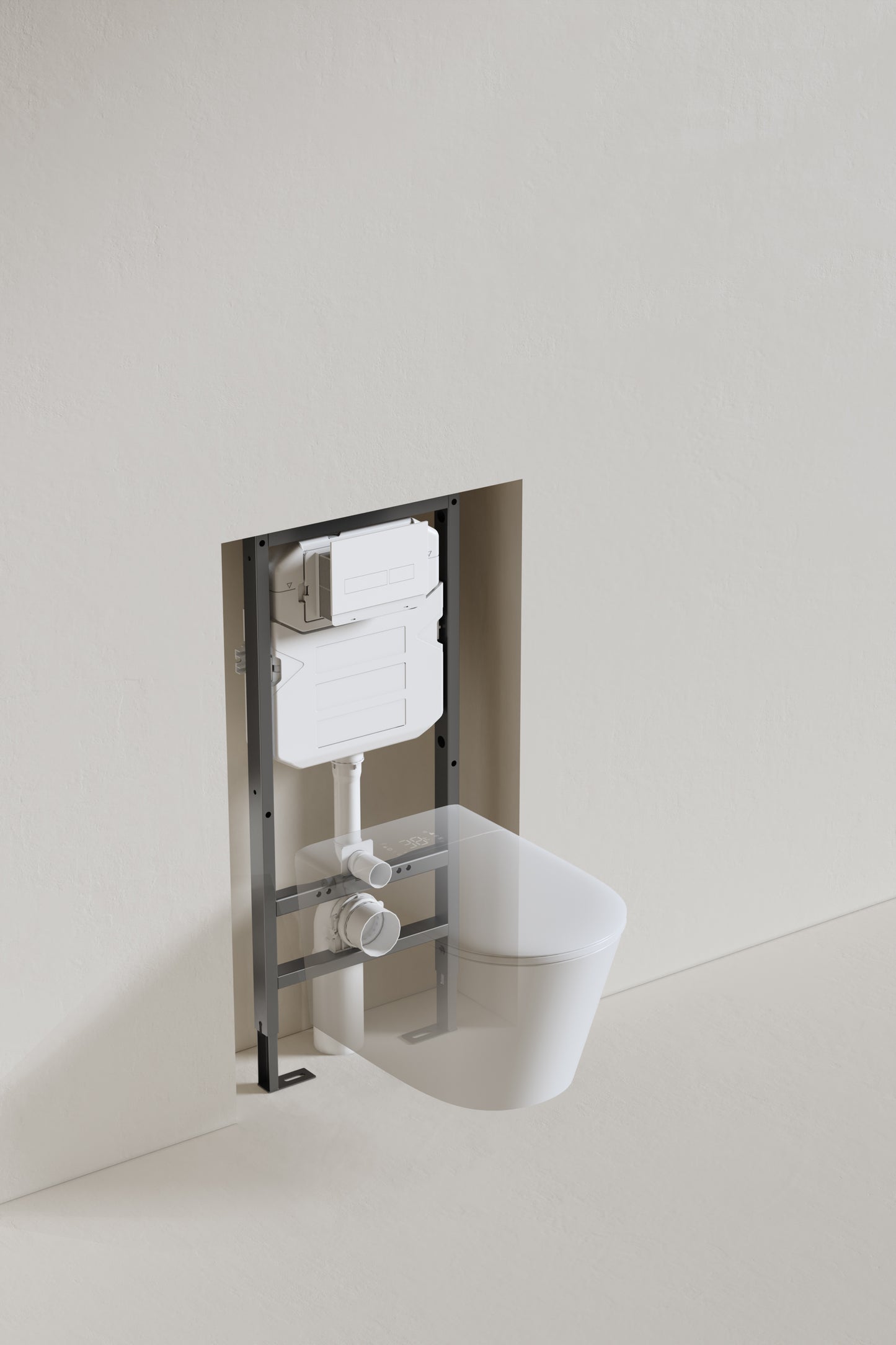 LuxFresh® Wall-Hung Deluxe Japanese Style Smart Toilet