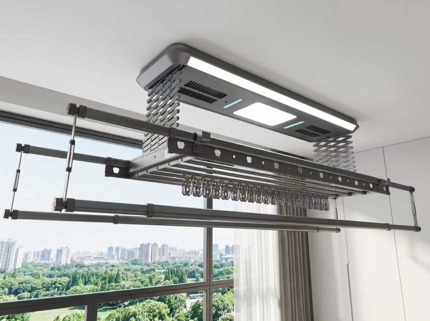 DriMe® Classic – Heated Smart Ceiling Clothes Airer | UV Sanitising | Energy Efficient