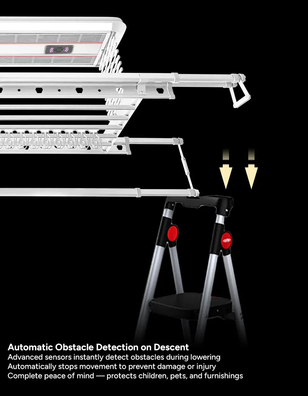 DriMe® Elite – Voice Controlled Smart Ceiling Airer | Luxury Automated Laundry UK