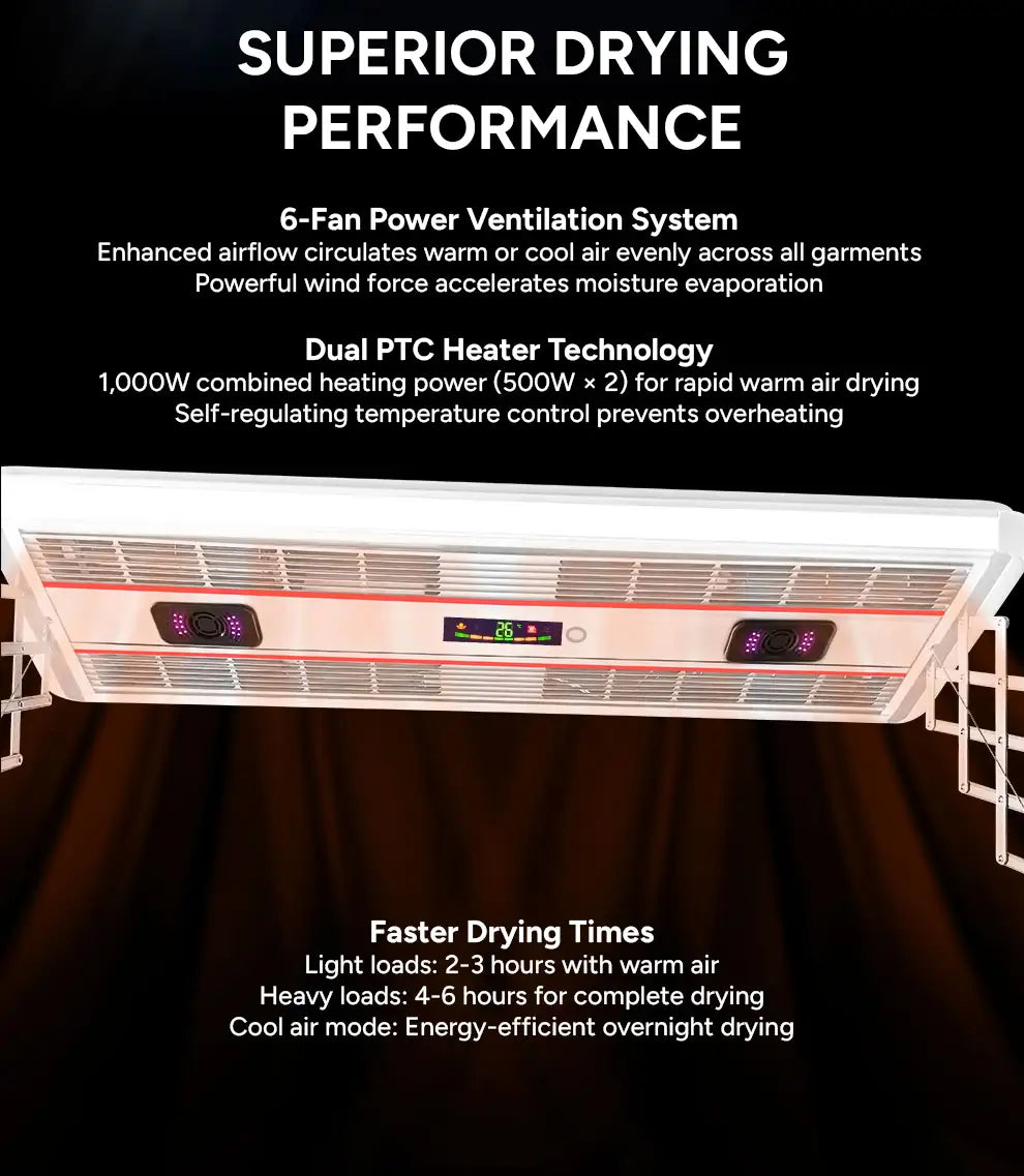 DriMe® Elite – Voice Controlled Smart Ceiling Airer | Luxury Automated Laundry UK