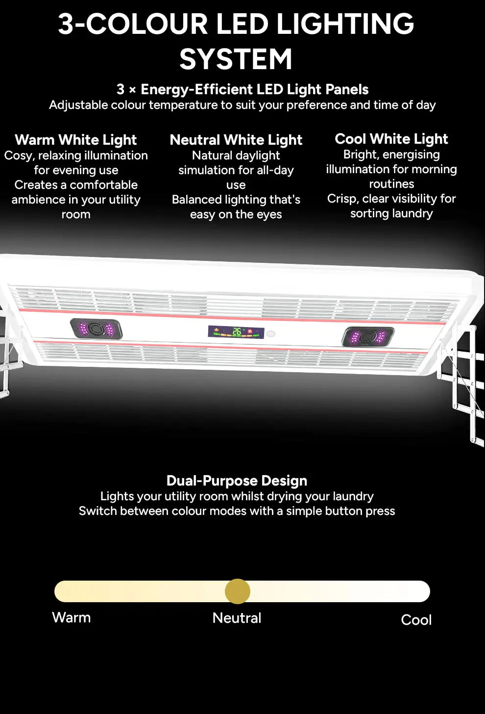 DriMe® Elite – Voice Controlled Smart Ceiling Airer | Luxury Automated Laundry UK