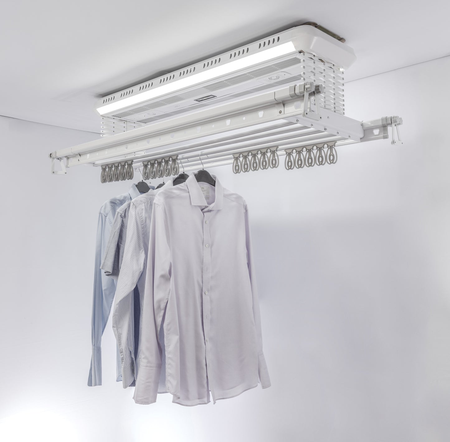 DriMe® Classic – Heated Smart Ceiling Clothes Airer | UV Sanitising | Energy Efficient
