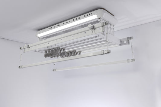 DriMe® Mini – Compact Smart Ceiling-Mounted Clothes Airer | Space-Saving Laundry Solution
