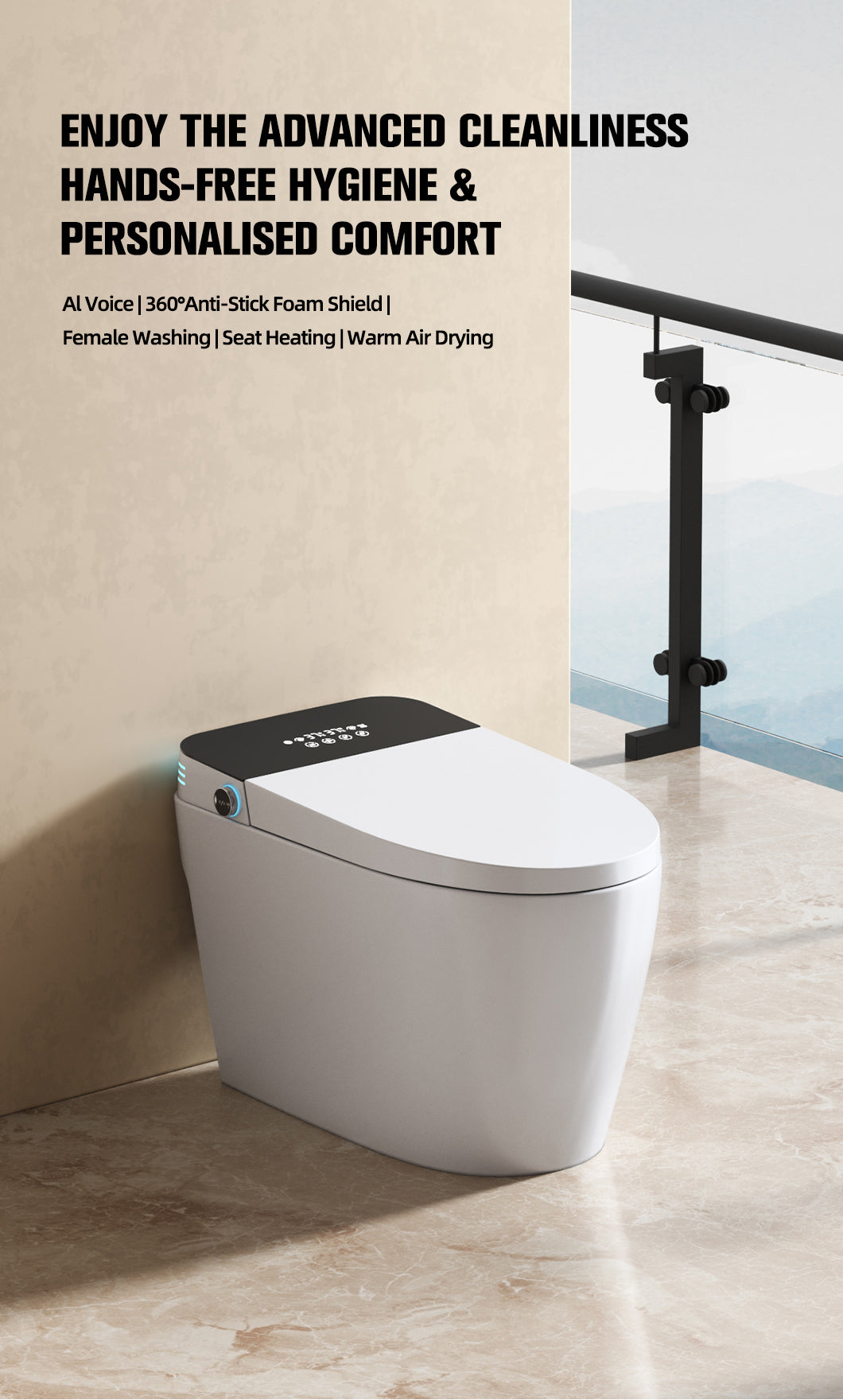 Luxfresh® Japanese Style Smart Toilet