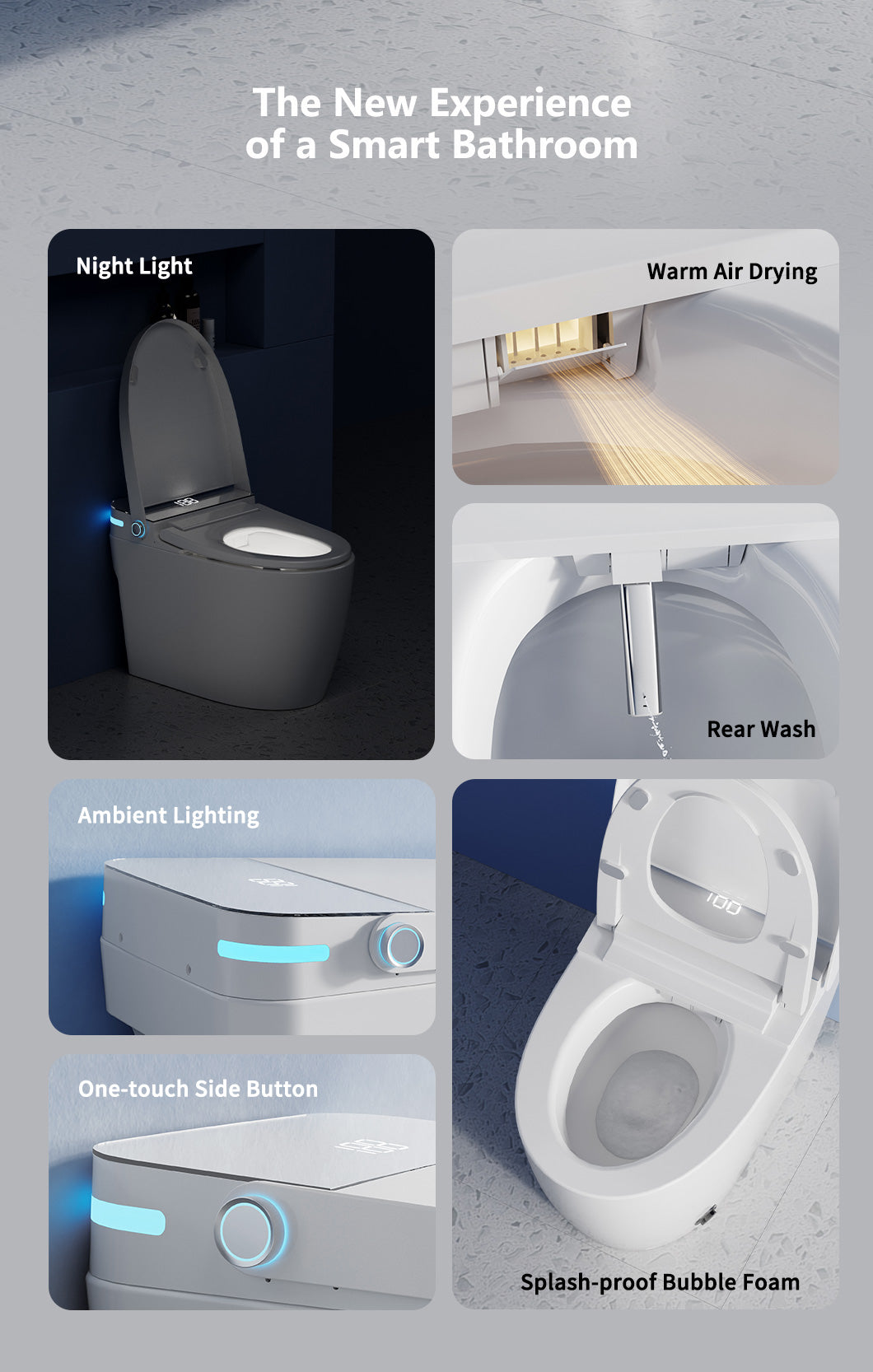 LuxFresh® V-Shape Super-Deluxe Japanese Style Smart Toilet