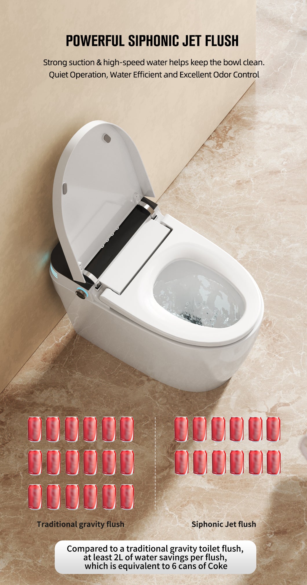 Luxfresh® Japanese Style Smart Toilet