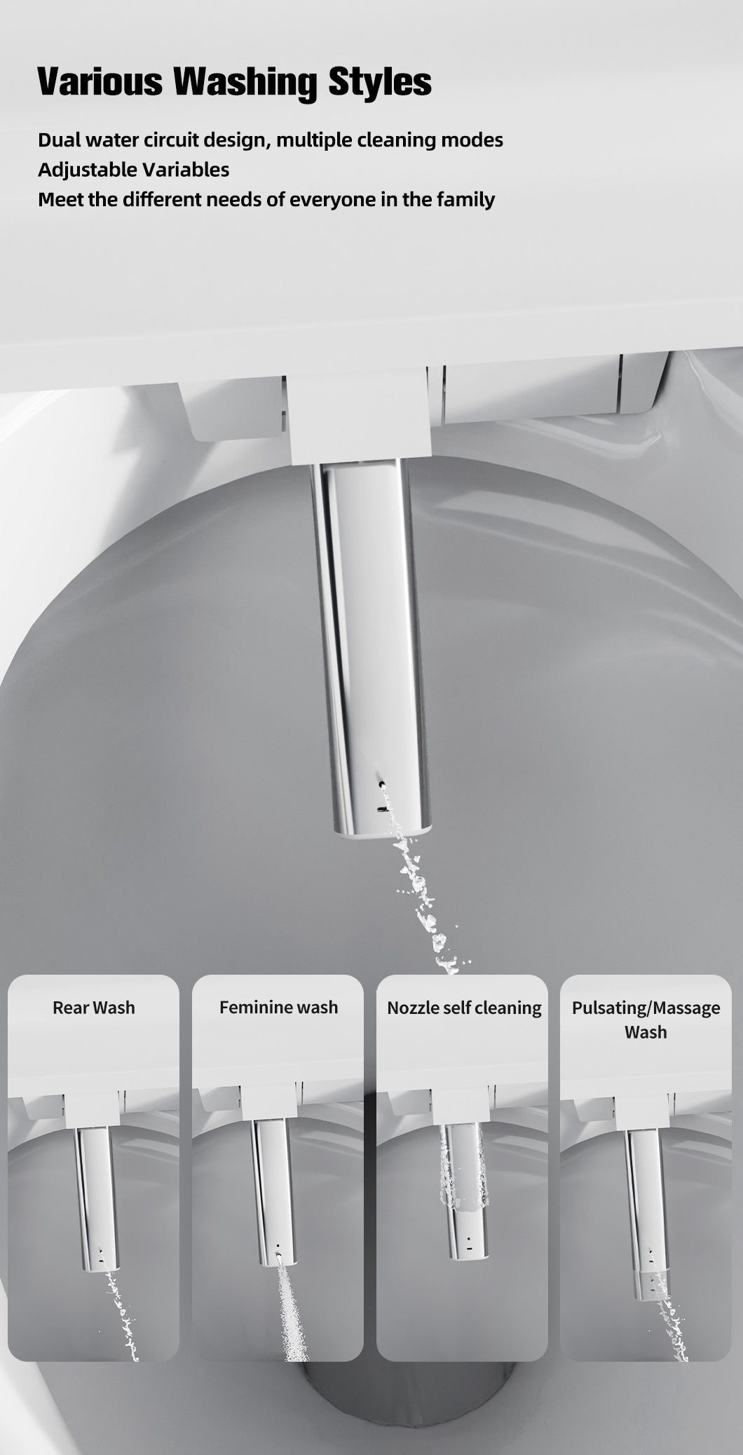 LuxFresh® V-Shape Super-Deluxe Japanese Style Smart Toilet