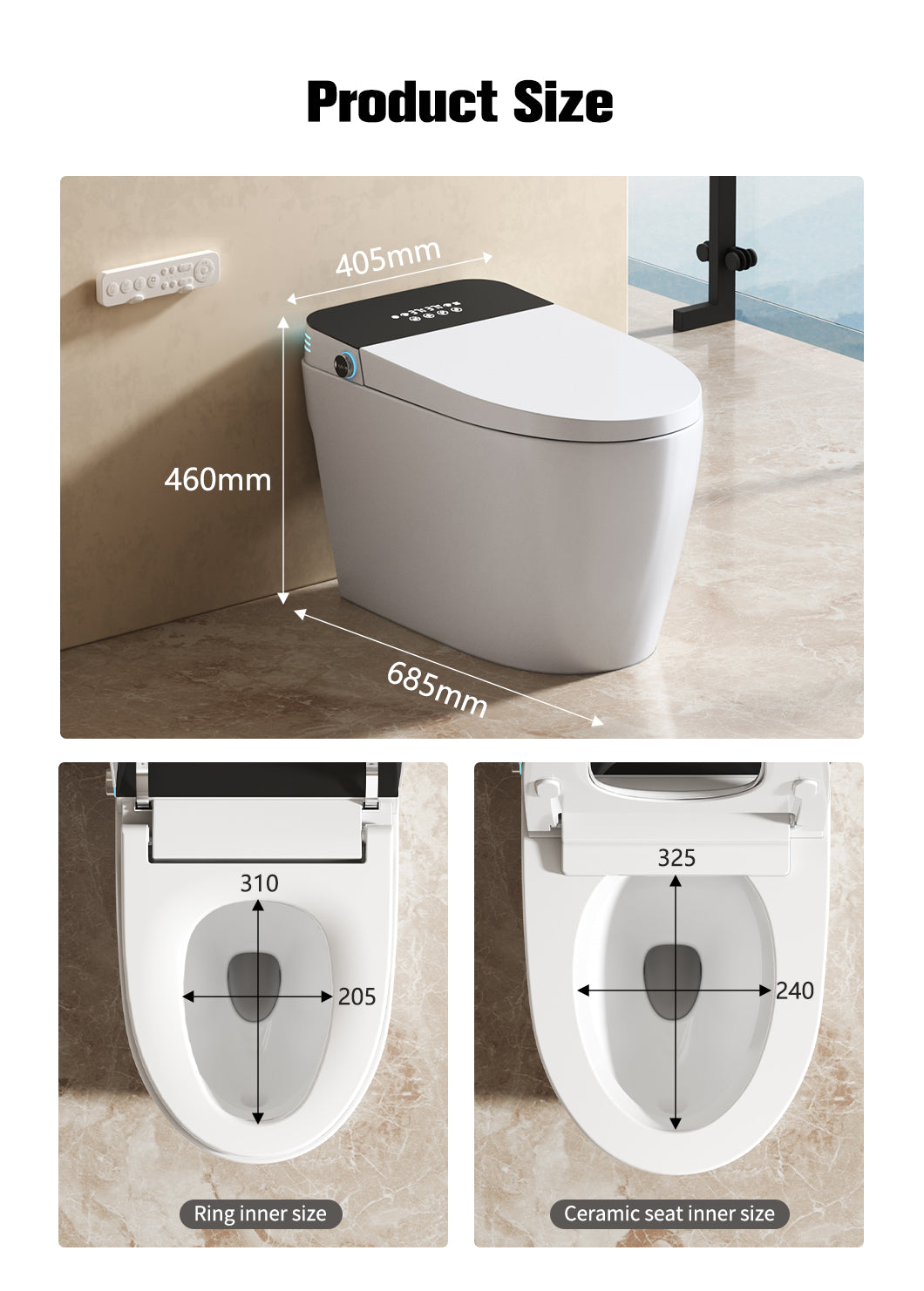 Luxfresh® Japanese Style Smart Toilet