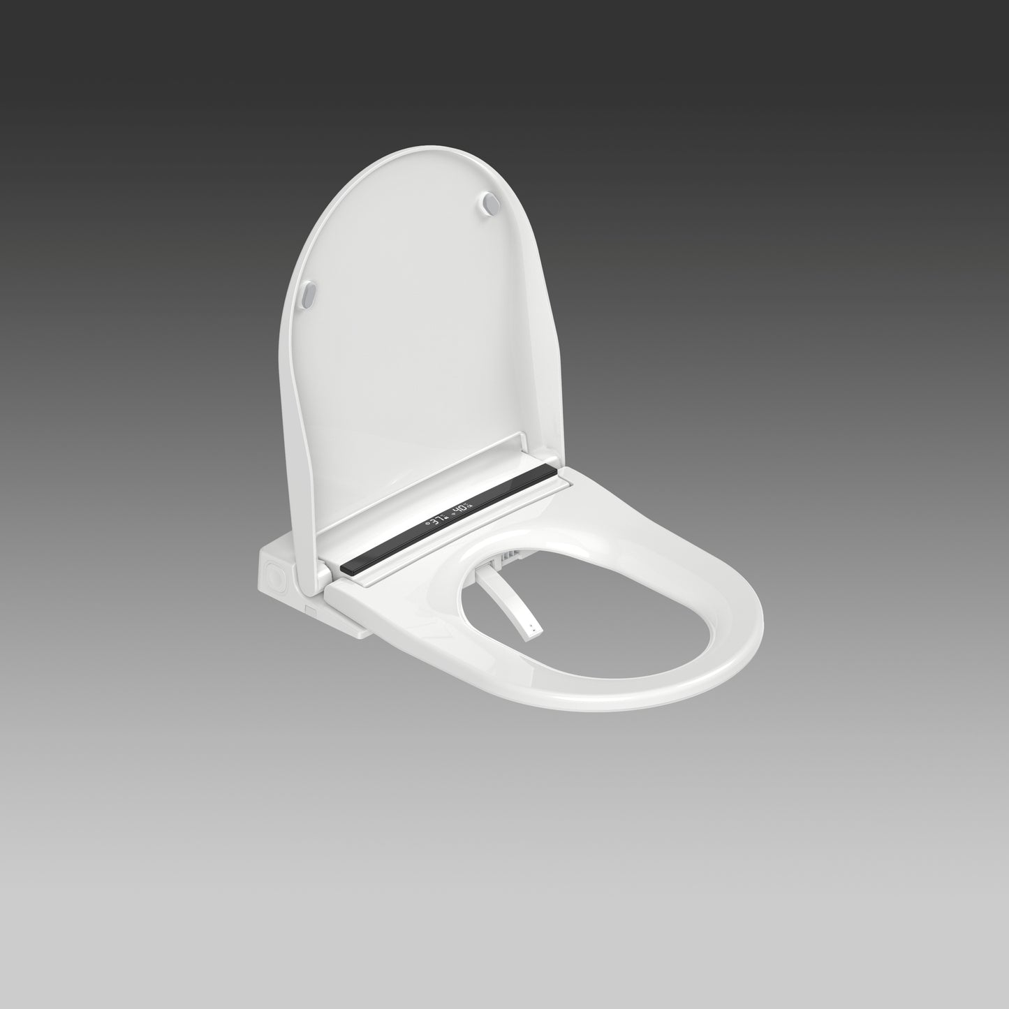 LuxFresh® Slimline Smart Toilet Seat - Retrofit Bidet Seat with Heated Seat & Air Dryer