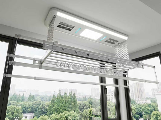 DriMe® Mini – Compact Smart Ceiling-Mounted Clothes Airer | Space-Saving Laundry Solution