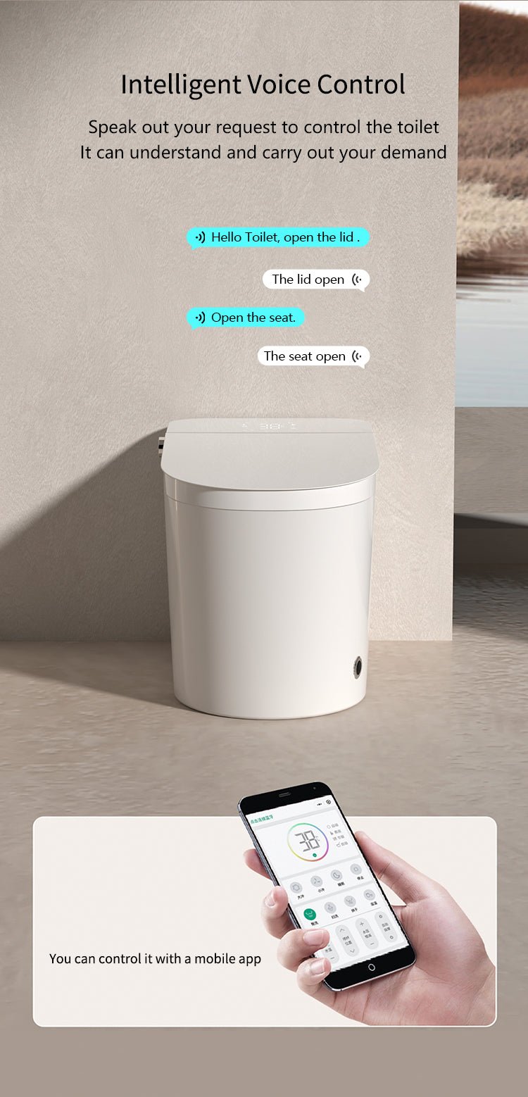 LuxFresh Curvilinear Super - Deluxe Japanese Style Smart Toilet - Your Future Living