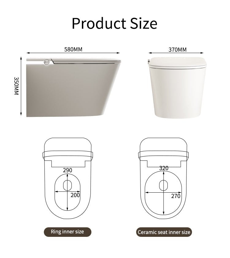 LuxFresh Wall - Hung Deluxe Japanese Style Smart Toilet - Your Future Living