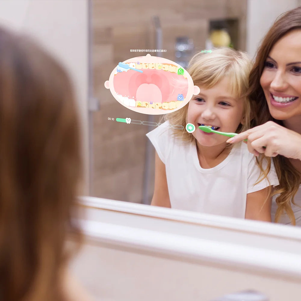 LuxeVision® Smart Bathroom Mirror (Rectangular)