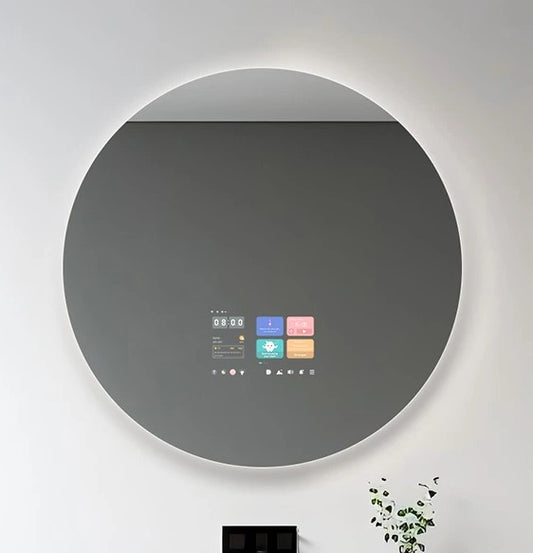 LuxeVision® Smart Bathroom Mirror (Round)