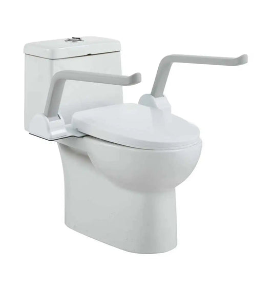 LuxFresh® WC Safety Rails - Ergonomic Toilet Support Arms for Elderly & Mobility Support